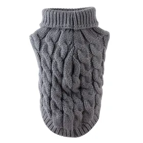 Meilleurs prix pour Vêtements dhiver chauds et confortables pour chiens pull de couleur unie pour animaux de compagnie