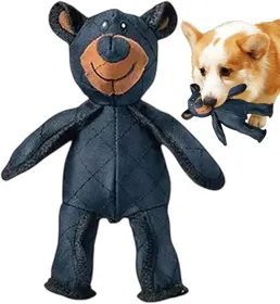 Meilleurs prix pour Jouet pour chien ours incassable | Jouet ours indestructible pour chien, jouet en peluche incassable et couinant, JOUET
