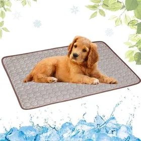 Meilleurs prix pour Tapis rafraîchissant 3 couches respirant sans eau/élec anti-poil lavable pour chien/chat – 62x52cm