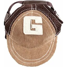 Comparer les prix de Casquette pour Chien - AUTREMENT - MOULINET - Protection dÉté - Ajustable - Marron