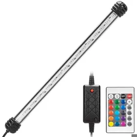 Comparer les prix de - LED Lampe Aquarium avec Télécommande Eclairage pour Aquarium RGB Multicolore étanche à leau LED Lumière 3w-30cm ECLAIRAGE
