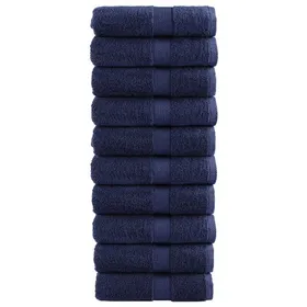 Meilleurs prix pour vidaXL Serviettes d'invité de qualité Supérieure 10 pcs, Draps de Bain, Essuie-mains, Serviette de Visage Salle de Bain, 137256