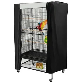 Meilleurs prix pour Housse pour cage à perroquet - Housse anti-poussière pour cage à oiseaux - 210D - 80 x 54 x 120 cm - Universelle - Occultante -