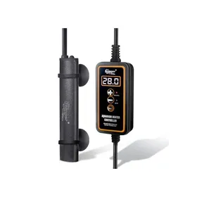 Comparer les prix de Mini Chauffage Aquarium 15W Submersible Betta Chauffages pour Aquarium avec Contrôleur Externe Affichage Numérique Chauffage