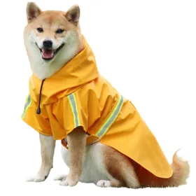 Meilleurs prix pour Veste de pluie pour chien avec doublure Veste imperméable pour chien-XL
