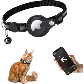 Meilleurs prix pour Collier GPS - XVX - Anti étranglement - Personnalisable - Compatible AirTag - Pour chatons