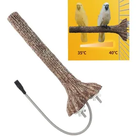 Meilleurs prix pour Plate-Forme Chauffante pour Perchoir à Oiseaux Température Constante 5 W sans Danger pour Petits Animaux de Compagnie Accessoire