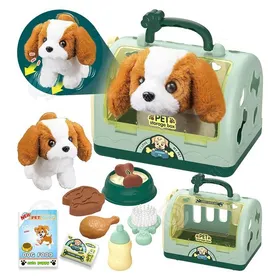 Meilleurs prix pour INN Robot chien 26x18x24cm chien électronique interactif jeu de rôle pour enfants jouet animaux de compagnie chiot qui aboie et