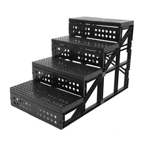 Comparer les prix de POUR CHIEN GLISSANT HAUTEUR RÉGLABLE PLIABLE MARCHE DESCALIER POUR ANIMAUX DE COMPAGNIE LIT HAUT CANAPÉ