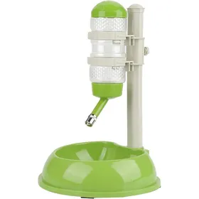 Comparer les prix de Bouteille deau pour chien avec supportdistributeur deau réglablebol automatique pour chiens et chatsvert PZCC