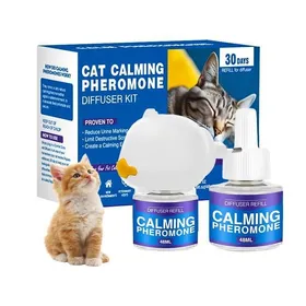Comparer les prix de Kit diffuseur de phéromones 3 en 1 pour chatdiffuseur de phéromones calmantes pour chatpour une détente durab DIFFUSEUR BIEN-ETRE