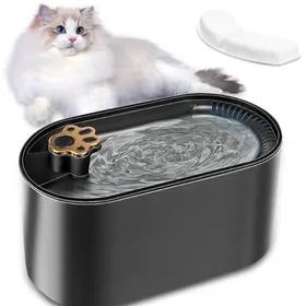 Meilleurs prix pour Fontaine à Eau pour Animaux - 3LGrande Capacité - Système de Filtration - Quiet Circulating System - for Cat Dog