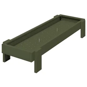 Meilleurs prix pour Mangeoire pour poules - vidaXL - Vert Olive - 80x28x135 cm - Acier laminé à froid - Résistant aux intempéries