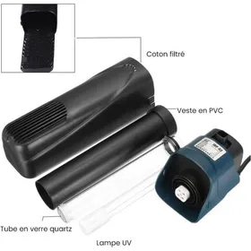 Meilleurs prix pour Pompe à filtre UV aquarium - Stérilisateur UV C Puissance 5W - Aquarium eau douce salée - 500L H