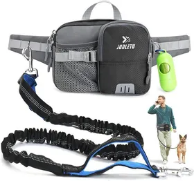 Comparer les prix de Laisse pour Chien Mains Libres - CHANGM - Ceinture ventrale - Noir