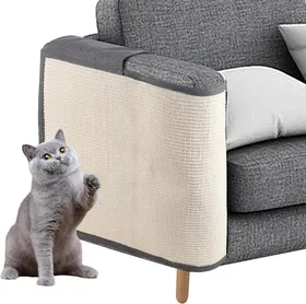 Comparer les prix de Protection Canape Chat Anti Griffe,Matière Sisal Grattoir Chat Canapé 50 x 70cm,Protéger Les Accoudoirs des Canapé - pour côté
