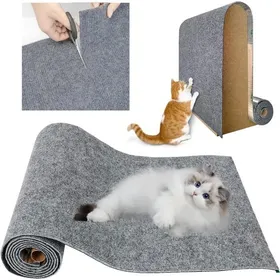 Comparer les prix de Tapis Griffoir pour Chat Auto-Adhésif JZSH 40×100 cm DIY Climbing Cat Scratcher Trimmable Chats Grattoir Tapis