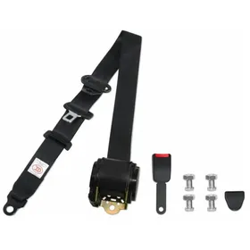 Meilleurs prix pour 1 ceinture de sécurité rétractable universelle à 3 points pour bus et voitures, noire et 1 pièce