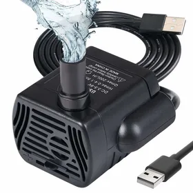 Meilleurs prix pour zhan-Pompe à eau pompe daquarium verticale 200 l/h 3 W ultra légère pompe USB pour eau aquarium poissons poissons c