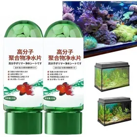 Comparer les prix de 2 pcs Puissante tablette de purification de leau daquarium tablettes portables de purification de leau nettoyant aquarium