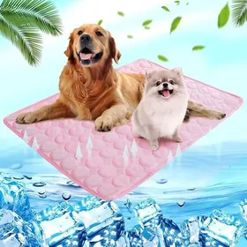 Meilleurs prix pour Tapis Rafraîchissant pour Chien et Chat – 62x50cm Lavable Effet Fraîcheur Instantanée Rose