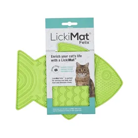 Comparer les prix de LickiMat Felix - Tapis de léchage pour chats - vert