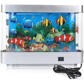 Meilleurs prix pour Aquarium Lampe Poisson Veilleuse ambiance pour Aquarium Lampe de Simulation de Poissons Tropicaux avec Prise