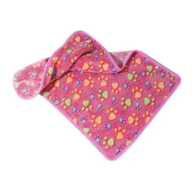 Comparer les prix de Mxzzand couverture de lit pour chien Mxzzand couverture de animalerie ensemble Impressions de Impressions de griffes sur rose S