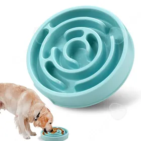 Comparer les prix de C Gamelle anti glouton 205x20x36cm assiette slow food pour animaux gamelle pour chien en forme de labyrinthe chien jouets
