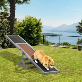 Comparer les prix de Entrainement - Agility Balançoire Pour Chiens En Bois 180x30x30cm Pour Grands Chiens - Sport Et Exercice Canin