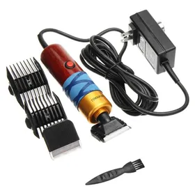 Comparer les prix de ondeuse électrique pour animaux de compagnie -TCHOUPIN-12V Tondeuse à poils de chien 14 cm 4 têtes de coupe multifonctions