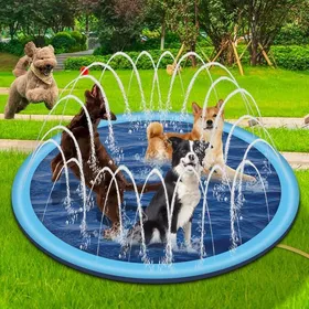 Comparer les prix de Piscine pour chien avec arroseurpiscine pour grands chiens 170 cmtapis darrosage pour chienpataugeoire pour chientapis de jeu
