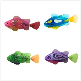 Meilleurs prix pour Lot de 4 poissons robots nageurs interactifs pour chat jouet aquatique stimulant