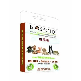 Meilleurs prix pour Biospotix - Collier Répulsif pour Chiot et Petit Chien - 38cm
