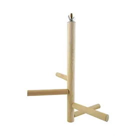 Comparer les prix de Perchoirs perroquets en bois poteau de support pour oiseaux perchoirs rotatifs pour perroquets accessoires couleurs multiples