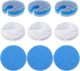 Meilleurs prix pour 6 Set Filtres de Fontaine de Chat Remplacement Compatible avec 68 oz/2L Cartouche de Distributeur d'eau pour Animaux de Compagnie