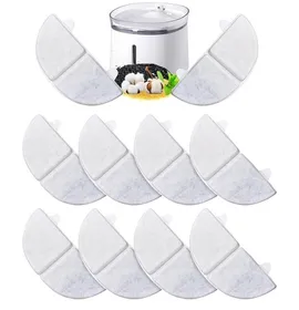 Meilleurs prix pour Fontaine à Eau Filtres pour Chat, Filtre à Charbon 10 pcs pour 2L Fontaines à WF20/CF20 avec la résine et Charbon Actif