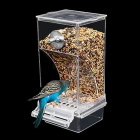 Meilleurs prix pour Mangeoire automatique pour oiseaux - Belle commode - Récipient transparent 185x85x75 cm - Anti-déversement