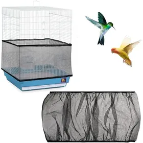 Meilleurs prix pour Couverture pour cage à oiseaux en nylon filet de protection lavable et ventilé taille S noire