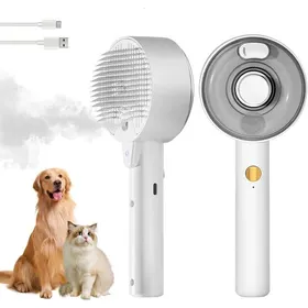 Meilleurs prix pour Brosse Chat Vapeur 4 en 1 Brosse Vapeur Chat Brosse Chiens Chats Autonettoyante Brosse Chat avec Réservoir dEau
