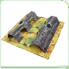 Comparer les prix de Jouet Tunnel pour chat - FAFEICY - Tunnel double entrée - Pliable - 117x118 cm - Tapis rembourré