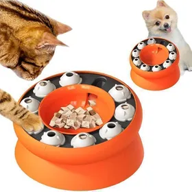 Meilleurs prix pour Puzzle et distributeur de friandises - bol de protection pour le cou pour animaux - Bol jouets pour chat - jouet puzzle interactif