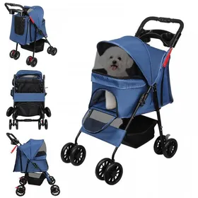 Comparer les prix de Poussette pliable 2 en 1 pour animaux JEOBEST-Poussette de voyage-Pliable-Spacieuse-Respirante et confortable-XJING-20 kg