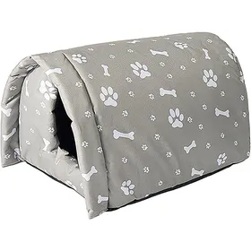 Comparer les prix de Niche extérieur pour Chat Résistante à hiver Imperméable et Chaude Maison animaux avec 42x31x28cm Gris GRIS CORBEILLE