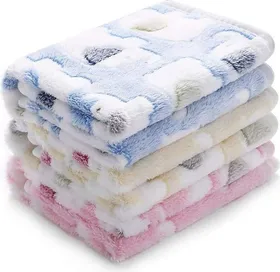 Meilleurs prix pour Couverture polaire Super douce et moelleuse pour animaux de compagnie en flanelle pour chien chiot chat 60x40CM 1 paquet d