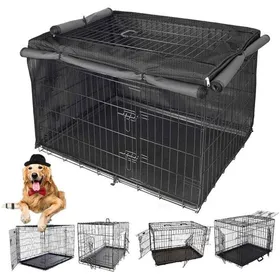 Meilleurs prix pour Cage pour chien intérieure 110×73×76cm – Tissu Oxford 420D imperméable et coupe-vent – Protection contre la poussière et le soleil