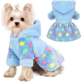 Meilleurs prix pour S-Pull à capuche dhiver pour chien - Manteau dhiver pour petits chiens (mâles et femelles)   sweat-shirt pour chiot robe pour