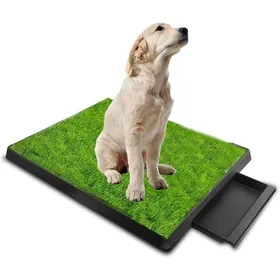 Meilleurs prix pour Toilettes pour Chien - 2 Tapis - Gazon Artificiel et Plastique - Système 3 Couches - Intérieur et Extérieur - 63  MICRODERMABRASION