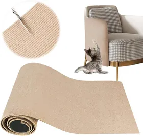 Meilleurs prix pour Tapis Griffoir Chat,200 * 40cm Tapis Griffoir pour Chat Auto-Adhésif,Climbing Cat Scratcher,DIY Trimmable Chats Grattoir,Griffoir