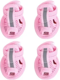 Meilleurs prix pour Sandales respirantes en maille pour chien, bottines d'été pour chien, bottes pour chien sur trottoir chaud, protège-pattes, chau